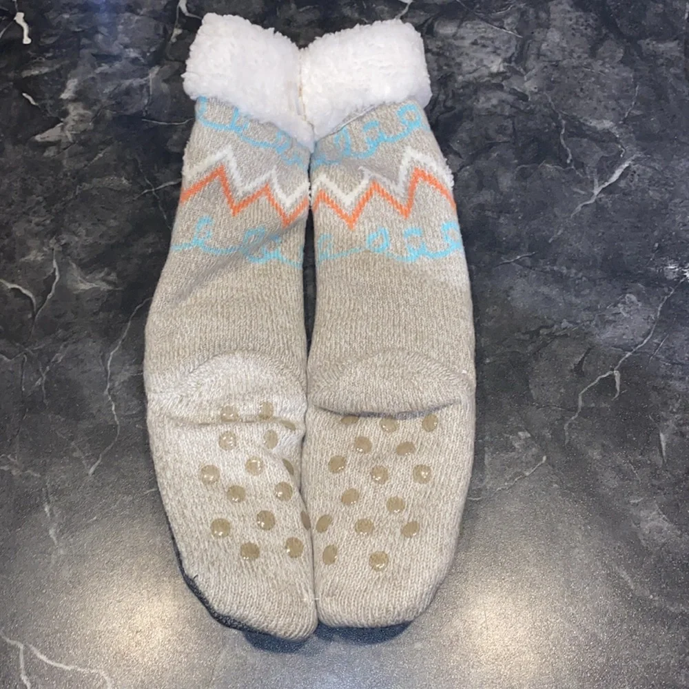 Kids Moret Cozy Warmers Dog Gripper Socks